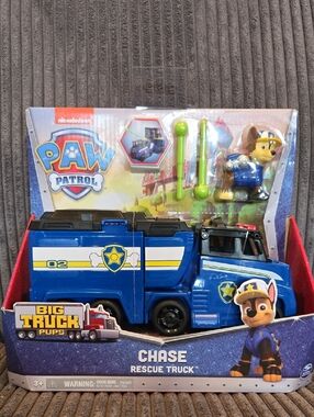 Paw Patrol Chase Blue Rescue Truck Playset with Figure